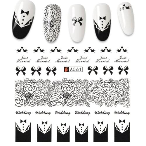 Manicure Sticker Kawaii Bunny Cat Nail Art Geometric Line DIY Collection Nail Polish Tape Nail Art Packaging