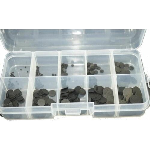 Keypad repair KIT for IR remote controllers - 100pcs conductive pads ，1.5mm~10mm