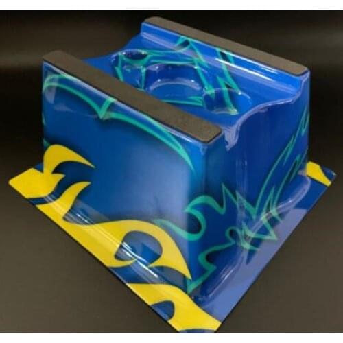 Painted PVC Model Car Repair Station Fit For 1/8 Scale Toys Cars 20x21x11cm