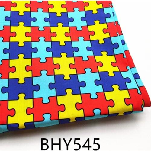 Half yard 45*140cm cartoon print polyester cotton patchwork fabric mask 545