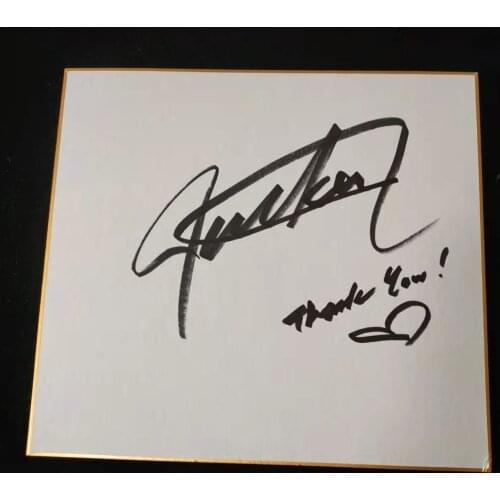 Hand signed GOT7 Jackson autographed shikishi card art board K-POP 032021
