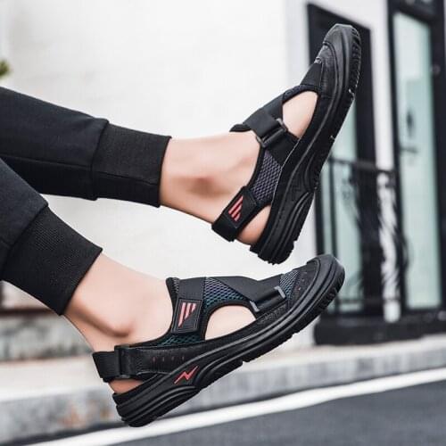 Sandals Shoes Men Sandals-men Sandals For Men 2020 Shoes Beach Outdoor Work Sandal Sandalia Rasteira Slide Women Summer