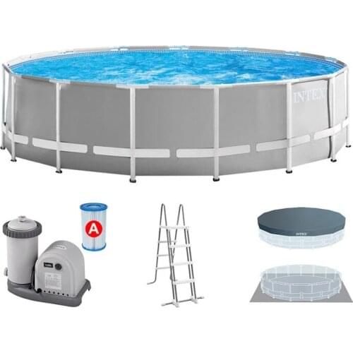 INTEX Family Bracket childrens swimming pool 457*122CM paddling pools oversized adult tube rack pool for party+accessories