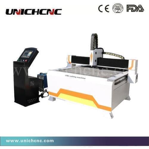 Carbon steel cnc plasma cnc cutter with Huayuan power supply
