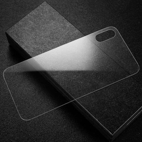 3D High Definition Curved Tempered Glass Back Screen Protector Anti-scratch Film For iPhone X 10