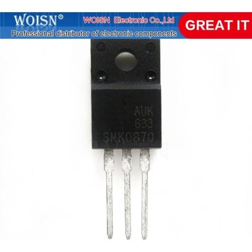 1pcs/lot SMK0870 FQPF8N70 TO-220F 700V 8A new original In Stock