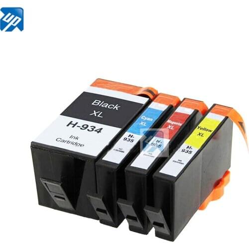 UP brand 4 Compatible ink cartridges for HP934 XL 934XL 935XL w Chip for Officejet Pro 6230 6830