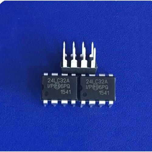 5pcs 24LC32A-I/P DIP-8 24LC32-I/P DIP8 24LC32 DIP 24LC32A PIC24LC32A-I/P