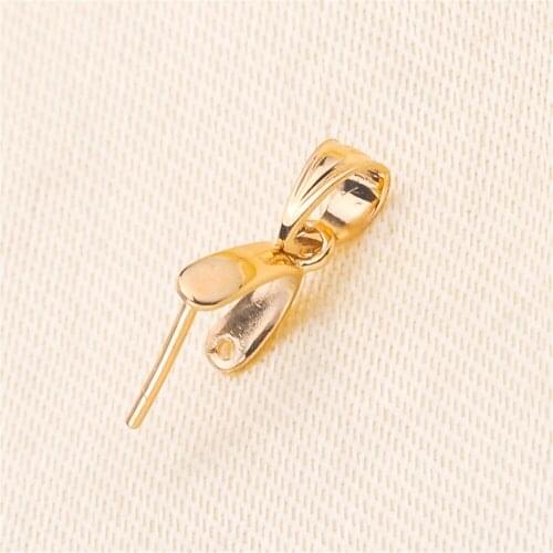 DIY accessories 18K gold button accessories button 18K pendant button melon seed buckle jade jade crystal clip buckle