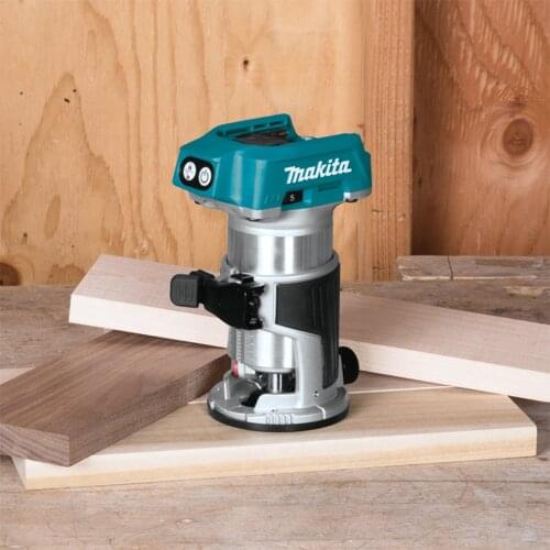 Japan Makita Lithium Battery Rechargeable Woodworking Trimming Machine DRT50RTJ/Z Engraving Machine 18V Brushless 10000-30000r/m