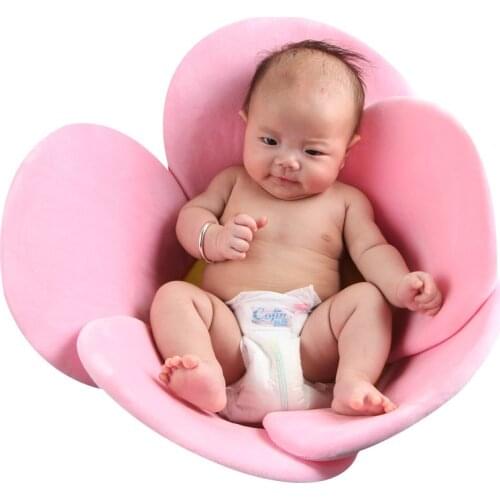 Baby Care 80cm Newborn Baby Bath Tub/cushion Solid Babies Foldable Bathtub Non-Slip Safety Baby Bath Seat Support #C