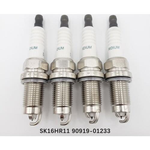 4PCS 90919-01233 Iridium Spark Plug For Toyota Camry Scion 4Runner RAV4 Lexus SK16HR11