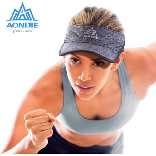 AONIJIE Outdoor Running Empty Top Hat E4080 Lightweight Sport Marathon Visor Cap Quick Dry Camping Hiking Anti UV Caps