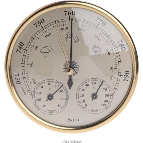 Wall Mounted Household Barometer Thermometer Hygrometer Weather Station Hanging