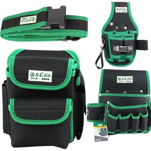Waist Tool Bag Multifunctional Repair Kit Tool Bag Professional Electrician Waist Tools Ferramentas Manuais Hand Tools EI50TB