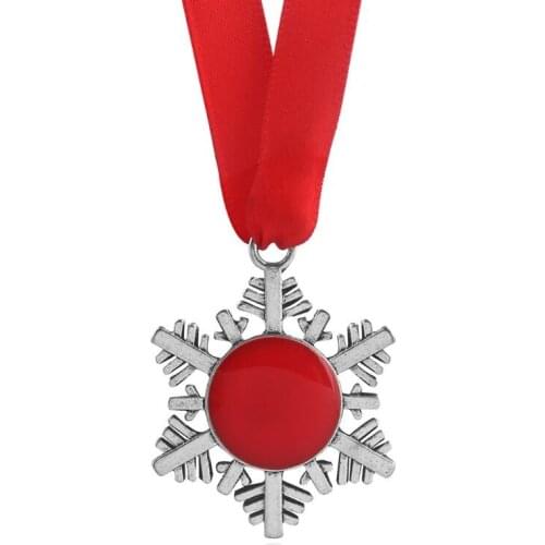 Christmas Magic Santa Key Chain Santa Claus Door Key Ornament with Ribbon Bow F3MD