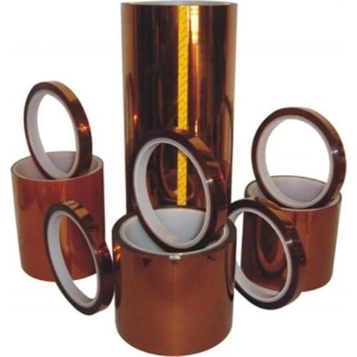 KNOKOO 30rolls/lot TAPE 15/20/24/25mm*33m High Temperature Tape Polyimide Film Heat Resistant Tape for BGA soldering