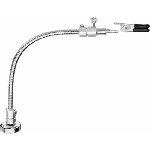 Universal 160mm Flexible Arm Soldering Clamp Clip netic Base PCB Fixture Tools DIY Hands Free Clip Suitable for Any Metal