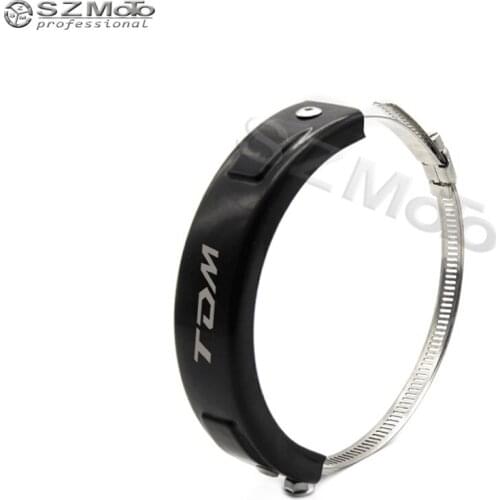 Silencer Round Oval Exhaust Protector Can Cover For YAMAHA TDM900/A TDM Motorcycle Accessories 100MM-140MM Protect