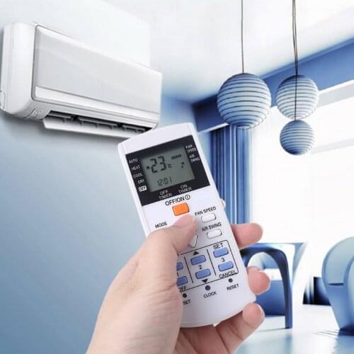 53CC 1Piece Wireless White Air Conditioner Remote Controller Compatible with A75C3407 A75C3623 A75C3625 KTSX003