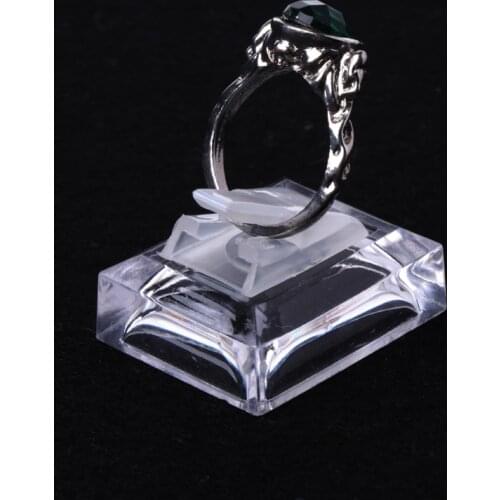 Acrylic Transparent Ring Show Display Showcase Jewelry Decoration Stand Holder 652B