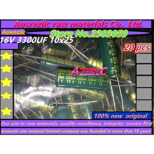 Aoweziic 20 PCS 50V 470UF 10*16 high frequency main board power electrolytic capacitor 470UF 50V 10X16