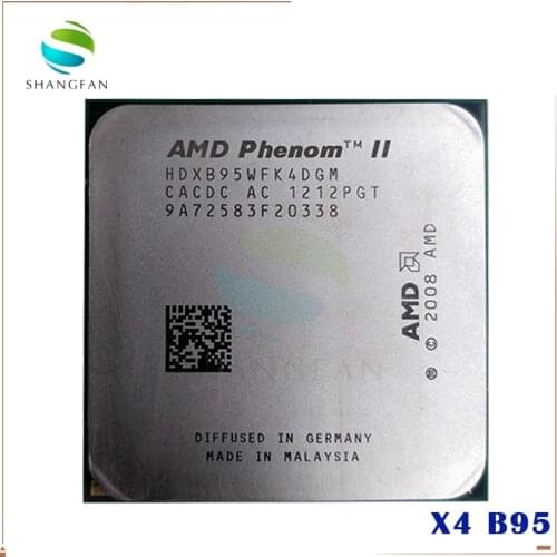 Free shipping for AMD Phenom X4 B95 3.0G 6M Quad-Core DeskTop CPU HDXB95WFK4DGM HDXB95WFK4DGI Socket AM3 Amount to 945
