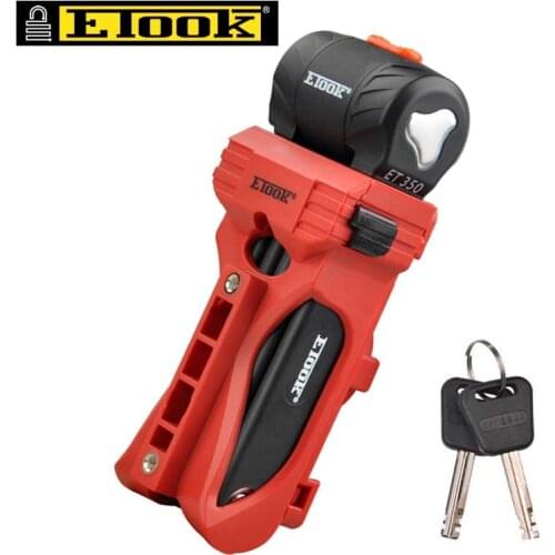 ETOOK Road Bicycle Chain Lock For Bike Security Anti-theft Aluminum Alloy Mtb Cycling Accessories Can Be Placed Bottle Holder