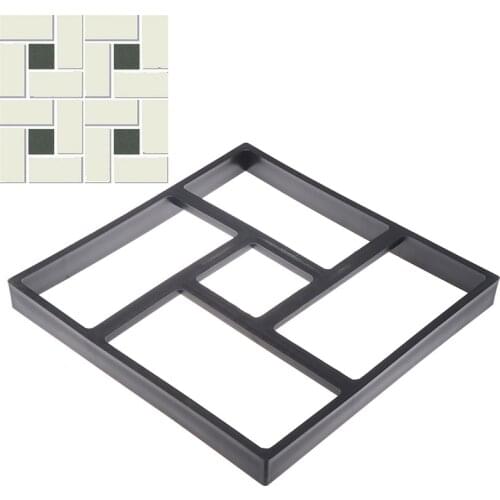 Garden Walk Pavement Mold DIY Manually Paving Cement Brick Stone Road Concrete Molds Path DIY Manually Paving