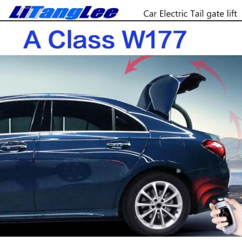 LiTangLee Car Electric Tail Gate Lift Rear Door Assist System For Mercedes Benz A W177 2019 2020 Sedan Remote Electric Handle