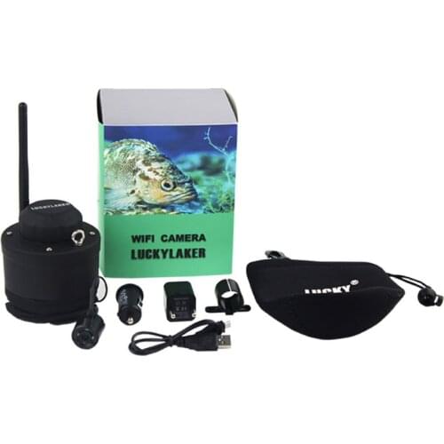 LUCKY Wifi Fishing Camera 80m wireless operating range Underwater Camera Fish Finder FF3309 deeper underwater camera fishfinder