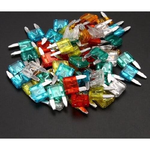60pcs Assorted Mini Blade Fuses Auto Fuse Kit Set 5A 10A 15A 20A 25A 30A For Car Truck Accessories