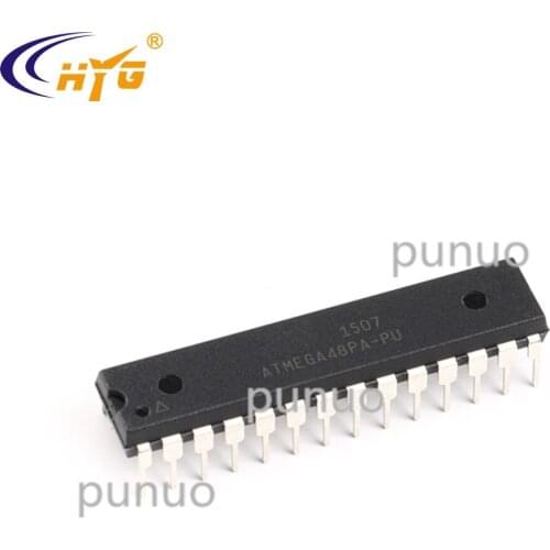 Original Authentic ATMEGA48PA-PU Encapsulation DIP-28 Low power CMOS 8-bit Microcontrollers 1.8 - 5.5V