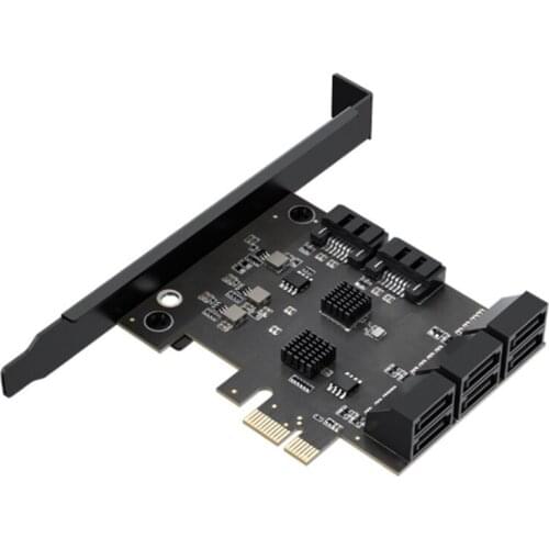 PCIE 1X To SATA III Expansion Card PCIE To 8 Port SATA3.0 Adapter Expansion Card