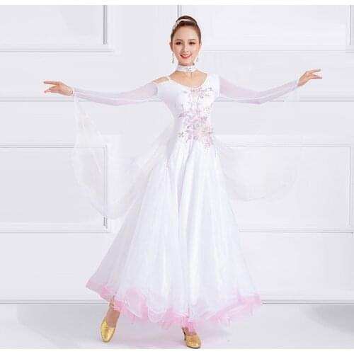 2021 New ballroom dance competition dress dance ballroom waltz dresses standard dance dress women ballroom Costumes
