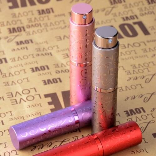 JSP-24-1010mlRattan PatternCanBe FilledWith Portable PerfumeBottle And Traveler Auminum Spray Atomizer Empty Perfume Bottle Bo