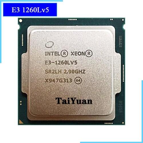 Intel Xeon E3-1260Lv5 E3 1260Lv5 E3 1260L v5 2.9 GHz Quad-Core Eight-Thread 45W CPU Processor LGA 1151