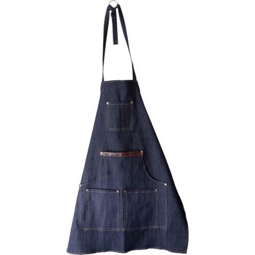 Durable Pro Salon Stylist Apron With Pocket Artist Bib Apron Jean Hairdressing Gown Cape