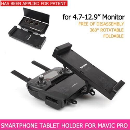 Extended Holder Remote Controller 4.7-12.9in Phone Tablet Support Holder with Strap for DJI SPARK/ MAVIC 2 Pro/zoom/Mavic Air