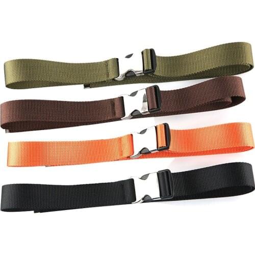 New army Style Combat tactical belt fashion metal Automatic buckle Nylon Canvas waist strap hunting military training Waistband