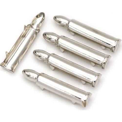 100Pcs 7x35mm Sliver Bullet Rivets Metal Claw Spike And Studs For Clothes Leather Rivets Punk Rock Clothing Accessories