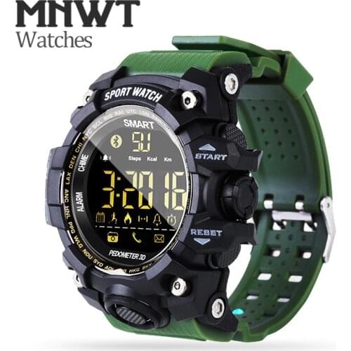 MNWT Men Smartwatch EX16S Heart Rate Blood Pressure Monitor Sport Multifunction Mode Fitness Tracker Waterproof Smartwatch