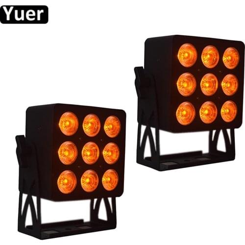 2Pcs/LotHigh Power 6IN1 LED Par Light RGBWA-UV Par Lights LED DMX Wash Effect DJ Disco Light For Party Club Bar Wedding Lighting