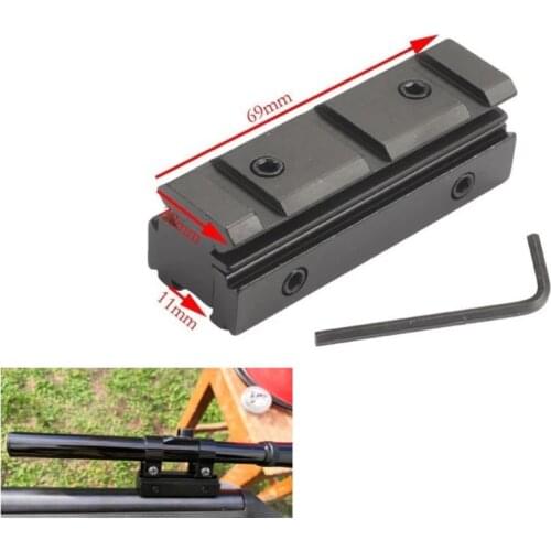 Tactical Mounts Weaver Rail Dovetail 11mm to 20mm Rail For Rifle Laser Mount Base Scope Clamp Converter Adapter