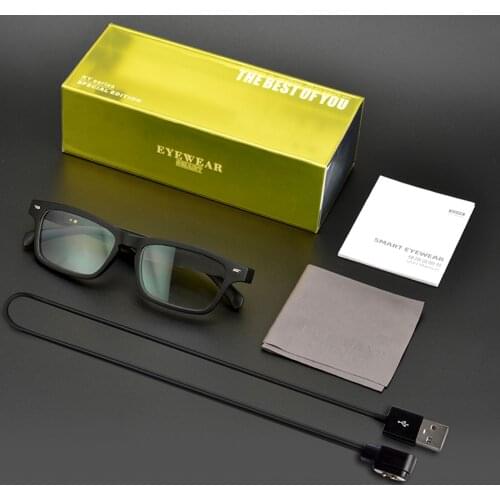 Smart Wireless Headphones Bluetooth Headset Glasses Sports Anti-Blu-ray Earphones Built-in Speaker Not Bone Conduction