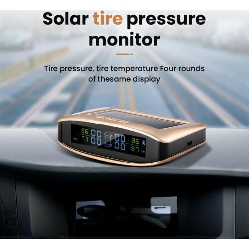 Smart Car TPMS Tire Pressure Pressure Monitoring AN-08 with 4 External Sensors Alarm System Driver Fatigue Alarm