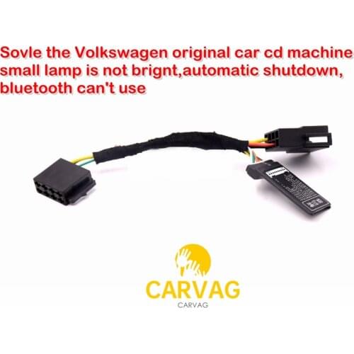 INSTALL RCN210 UPGRADING CONVERSION CABLE With CanBus Gateway emulator Simulator For Polo