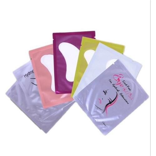 Factory Price 10pairs/ Lot Collagen Anti wrinkle Lint Free Eyelash Under Eye Pads Eyelash Extension Patches By Free Shipping
