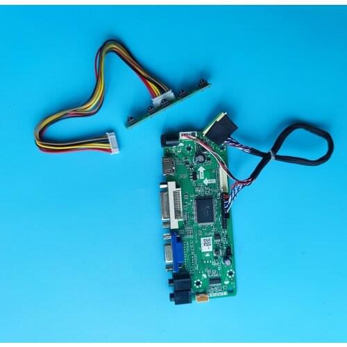 LCD LED HDMI-compatible DVI VGA KIT LVDS Aduio controller driver board for 40pin N156BGE-L11/N156BGE-L21 1366X768 Panel Screen