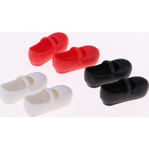 12inch Fashion Doll Shoes Ball Jointed Girl Doll Belt Leather Shoes Casual Flats